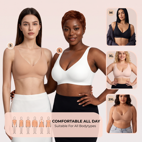 Deep V Jelly Bra No Underwire