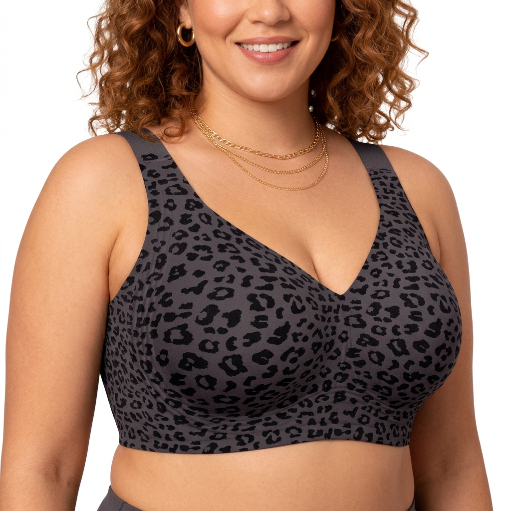 Jelly Bra Plus Size Supportive Seamless Bras