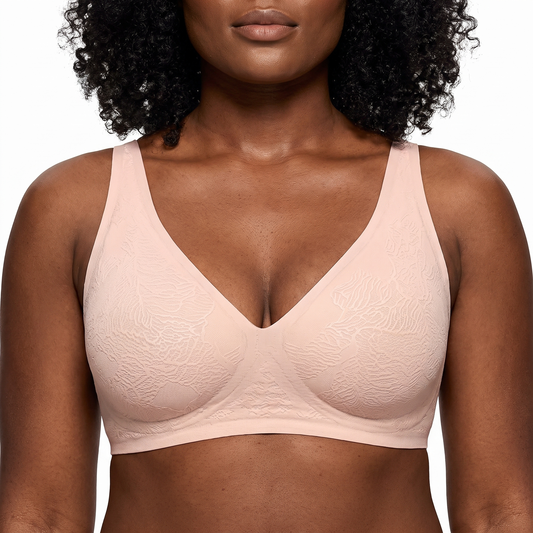 Deep V Jelly Bra No Underwire