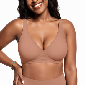 Deep V Jelly Bra No Underwire