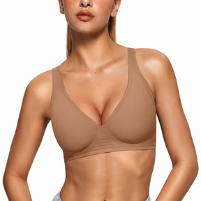 Deep V Jelly Bra No Underwire