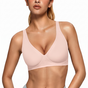 Deep V Jelly Bra No Underwire