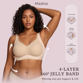 Jelly Bra Plus Size Supportive Seamless Bras