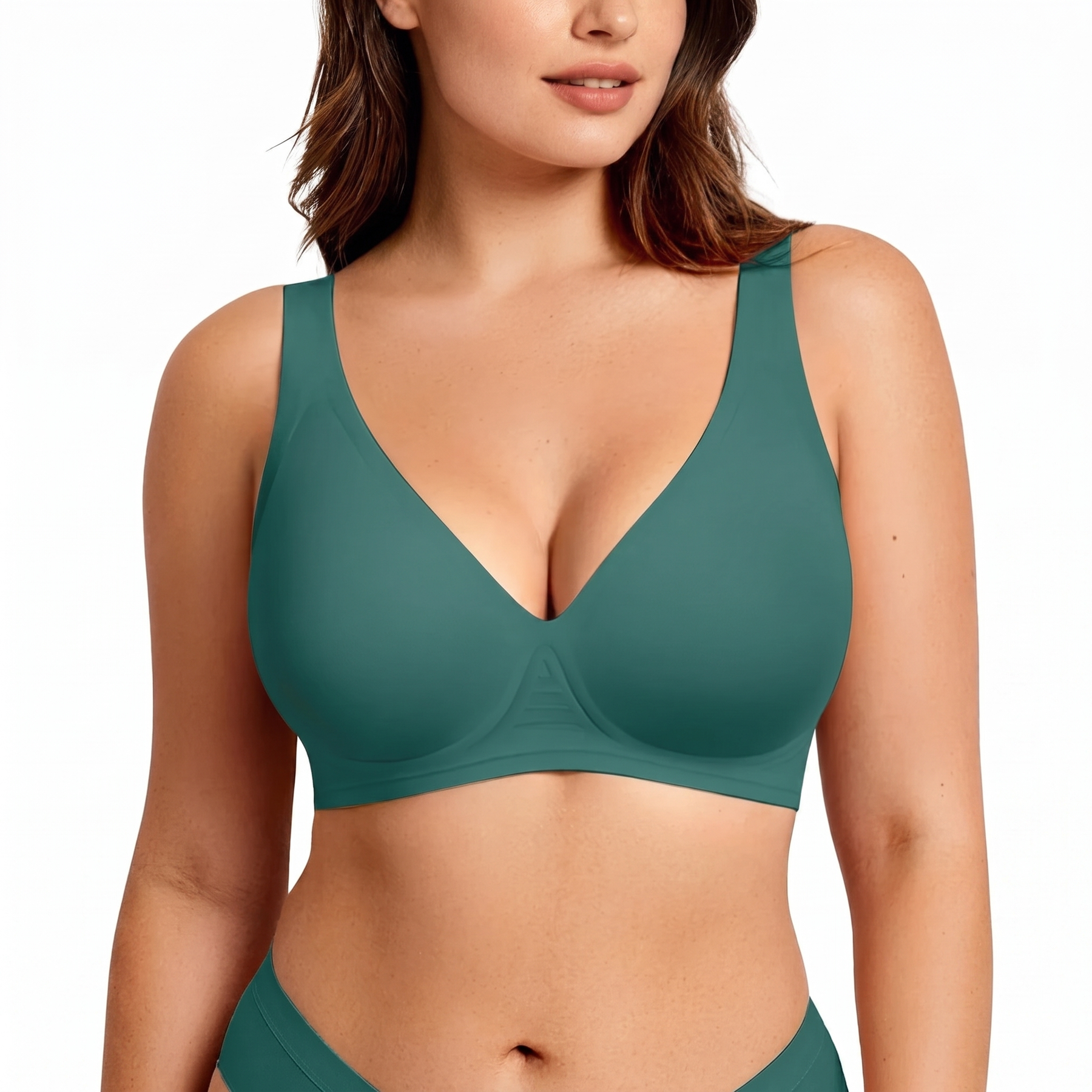 Deep V Jelly Bra No Underwire