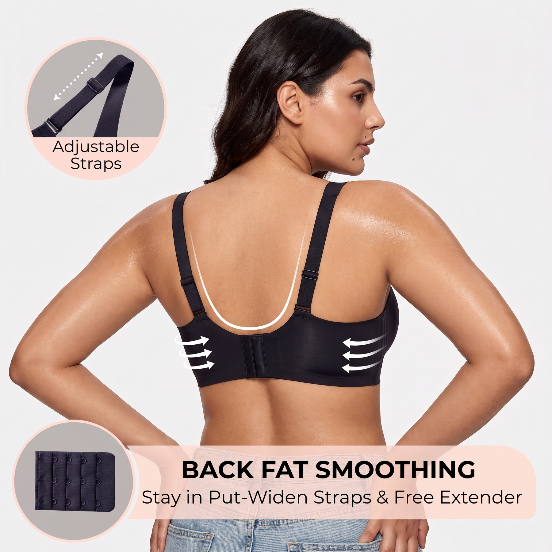 Deep V Jelly Bra No Underwire