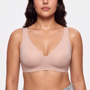 Deep V Jelly Bra No Underwire