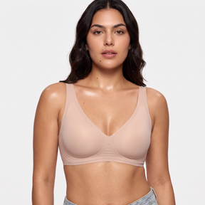 Deep V Jelly Bra No Underwire
